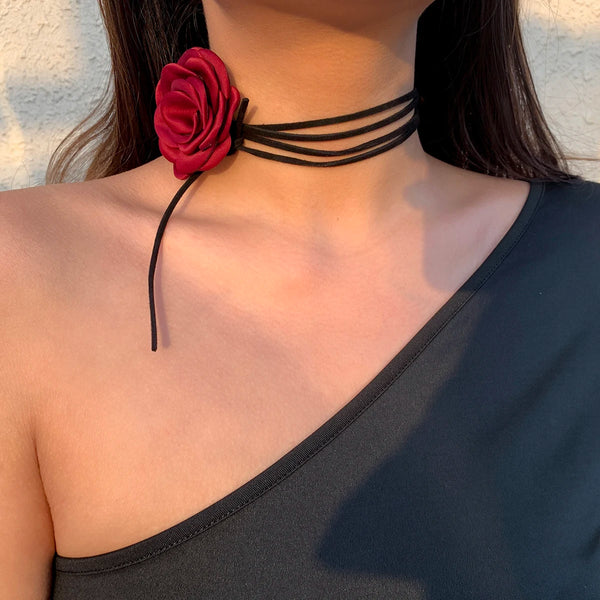 Flower Clavicle Chain Necklace
