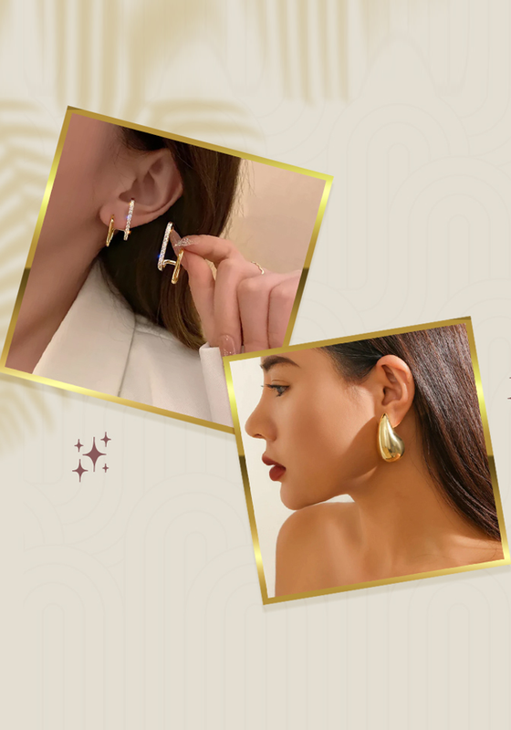 Jewelglamour women's earrings